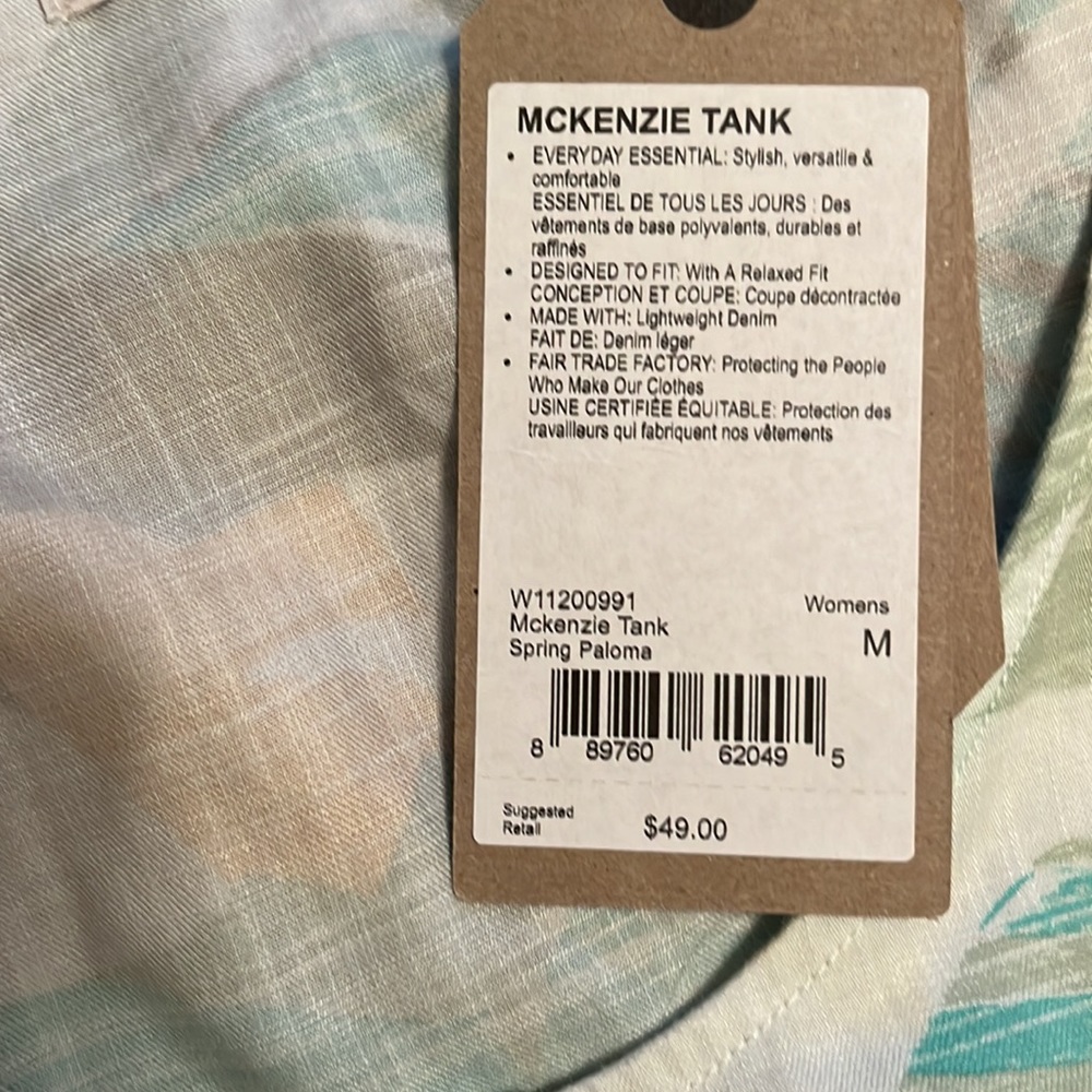 NWT medium PrAna McKenzie tank - Picture 2 of 4